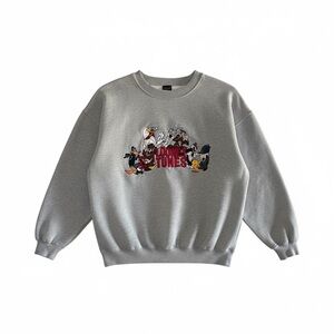 Warner Bros. Gray Looney Tunes Crewneck Sweatshirt